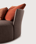 Love Round Lounge Chair and Ottoman by Art Nova