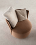 Love Round Lounge Chair and Ottoman by Art Nova