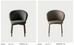 CS2226 Oleandro Dining Chair with Wood Legs - Calligaris