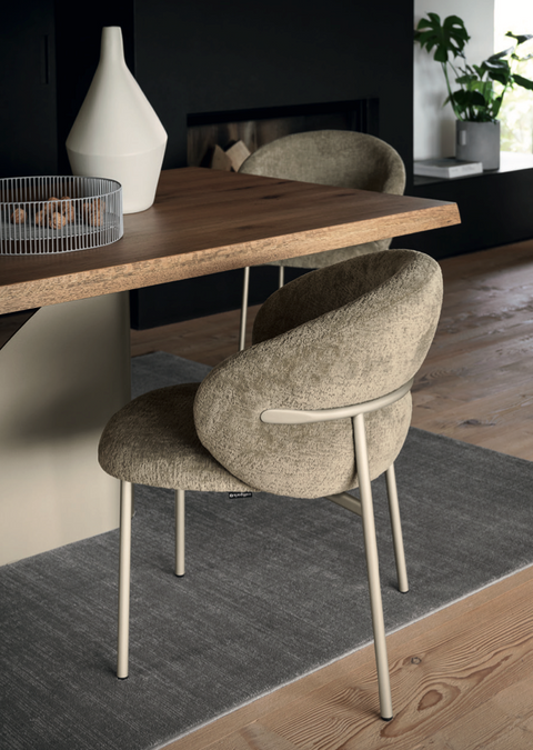 CS2222 Oleandro Dining Chair with Metal Legs - Calligaris