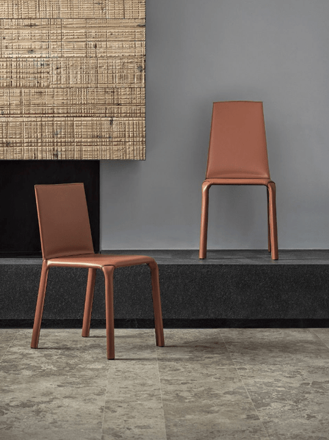 Alice Hide Leather Dining Chair by Bontempi Casa - Trade Source Furniture