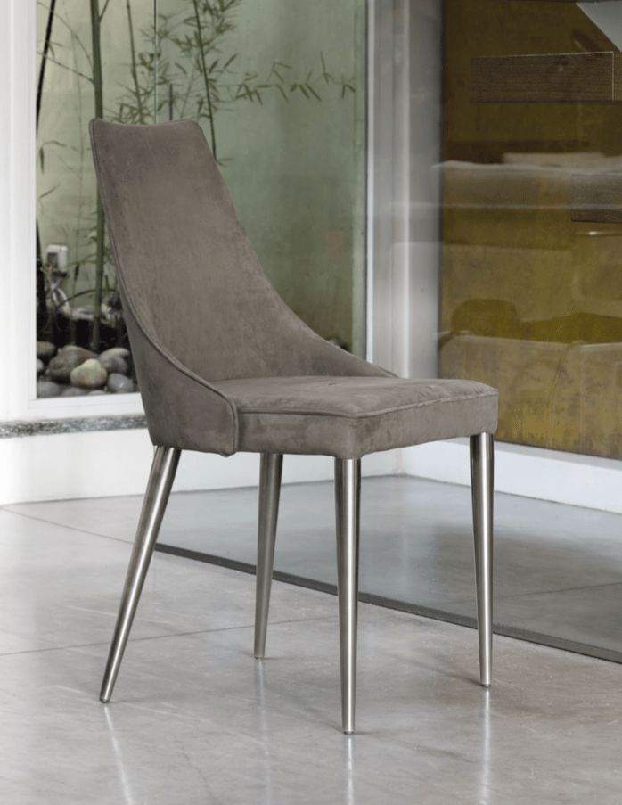 Clara Dining Chair with Metal Legs by Bontempi Casa - Trade Source Furniture