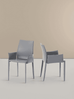 04.25 Linda Leather Low Back Dining Chair