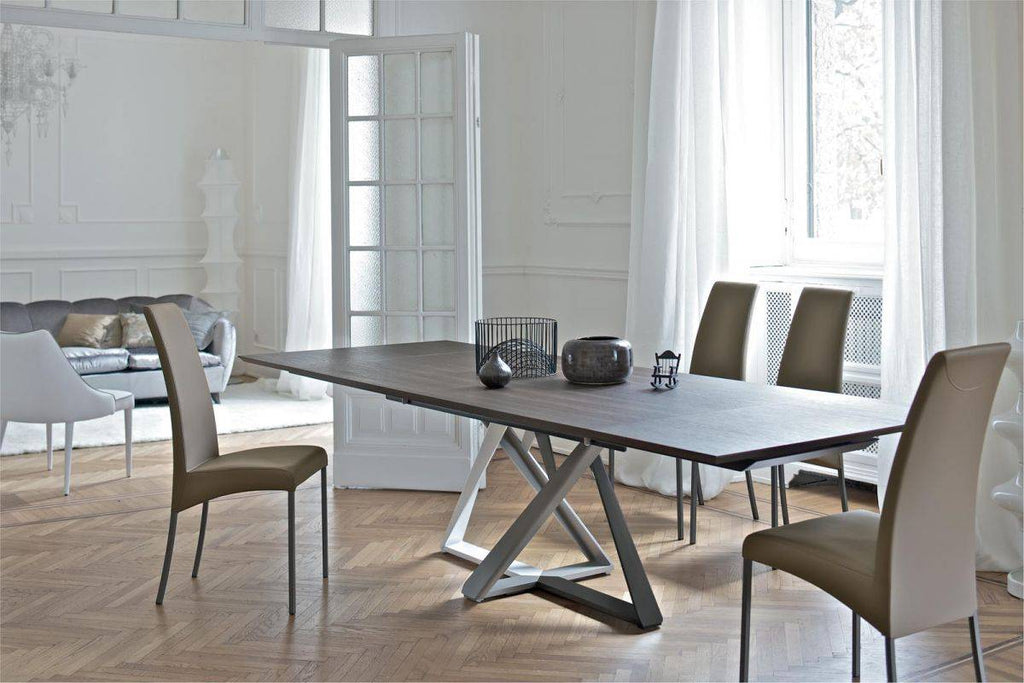 Millennium 63" to 95" Extending Dining Table by Bontempi Casa - Trade Source Furniture