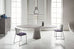Podium 79" Oval Dining Table by Bontempi Casa - Trade Source Furniture
