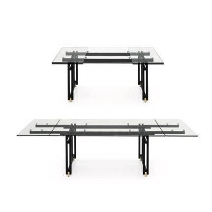 Berlin 71in to 110in Extendable Dining Table - Trade Source Furniture