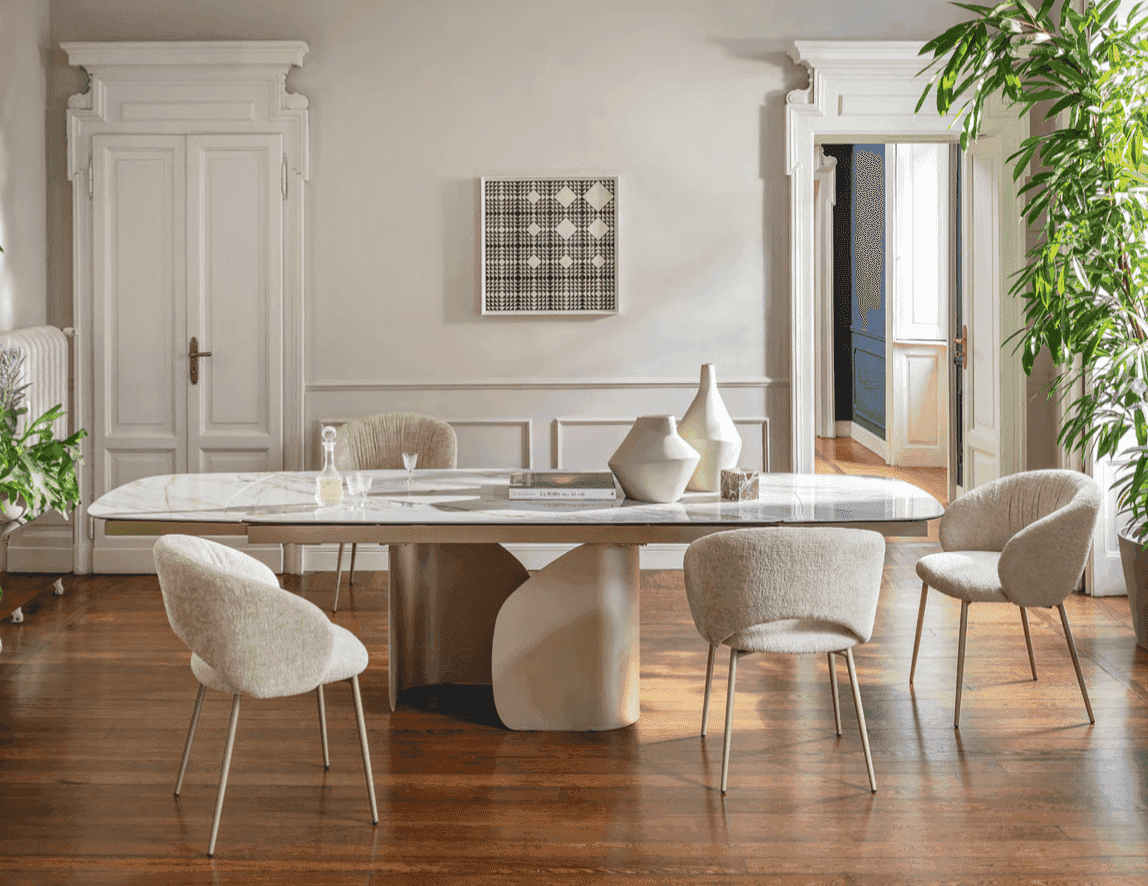 Twins Elliptical Extension Dining Table – Trade Source Furniture Twins Elliptical Extension Dining Table – Trade Source Furniture