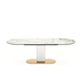 Cameo Marble Oval Dining Table - Trade Source Furniture