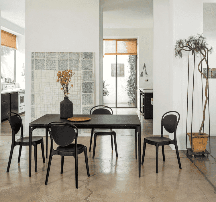 CS1263 Parisienne Transparent Cafe Chair Made in Italy by