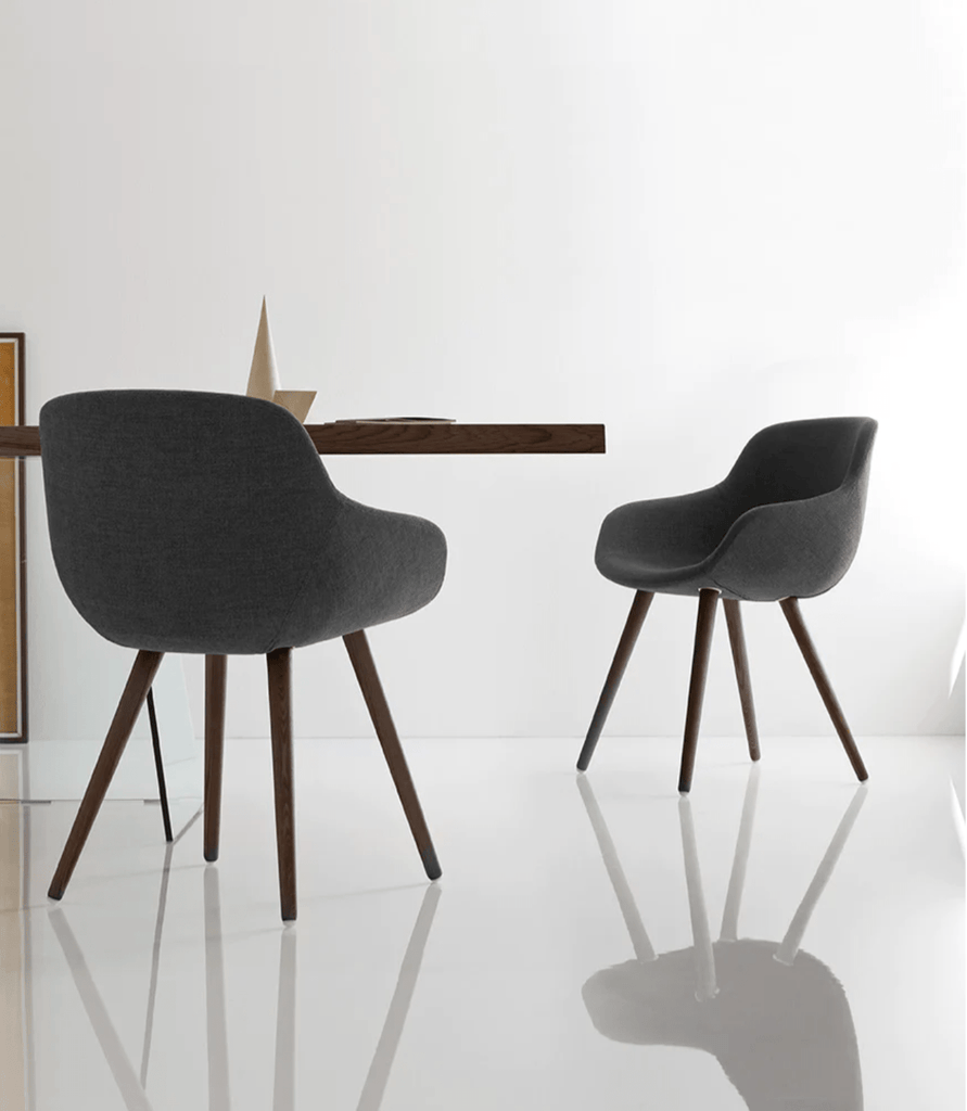 CS1810 Igloo Chair with Wood Legs - Trade Source Furniture