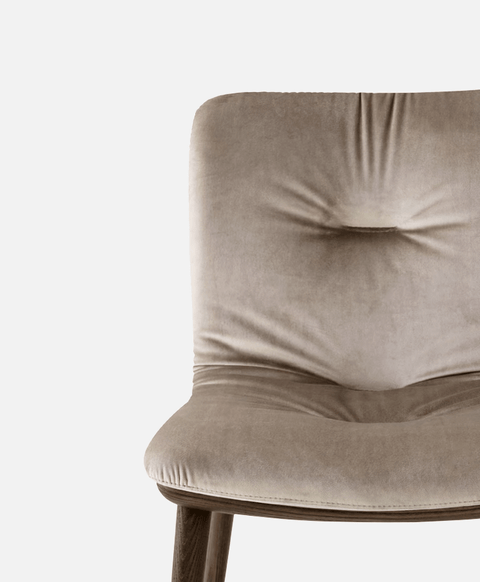 CS1846 Annie Soft Chair with Wood Legs