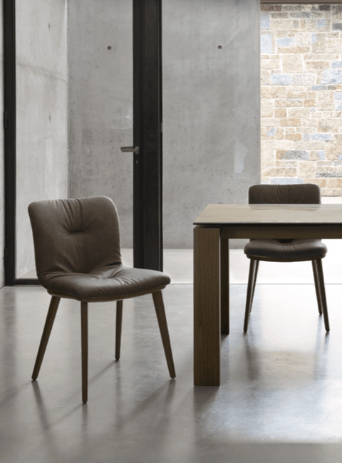 CS1846 Annie Soft Chair with Wood Legs - Trade Source Furniture