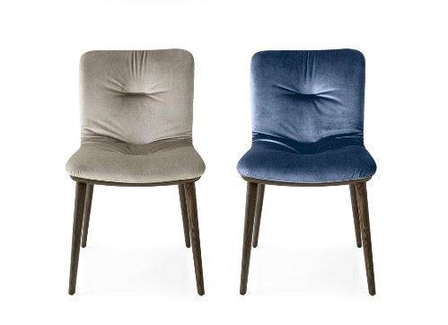 CS1846 Annie Soft Chair with Wood Legs - Trade Source Furniture