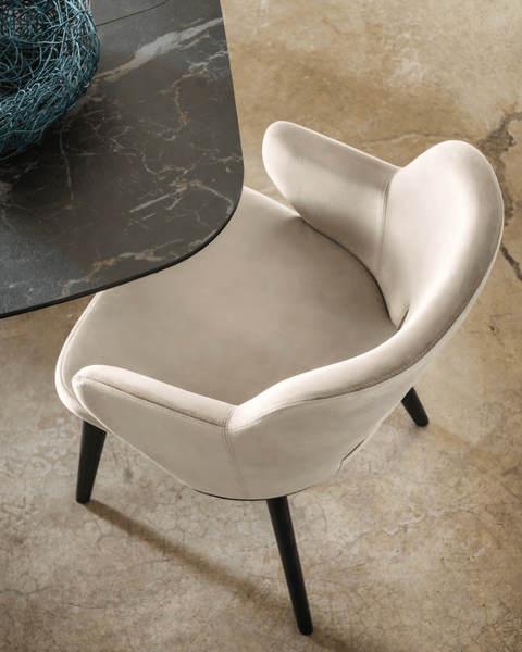 CS1889 Foyer Arm Chair with Wood Legs