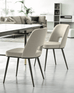 CS1895 Foyer Chair with Metal Legs and Open Back - Trade Source Furniture