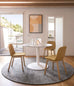 CS2010 Vela Dining Chair with Wood Legs - Trade Source Furniture