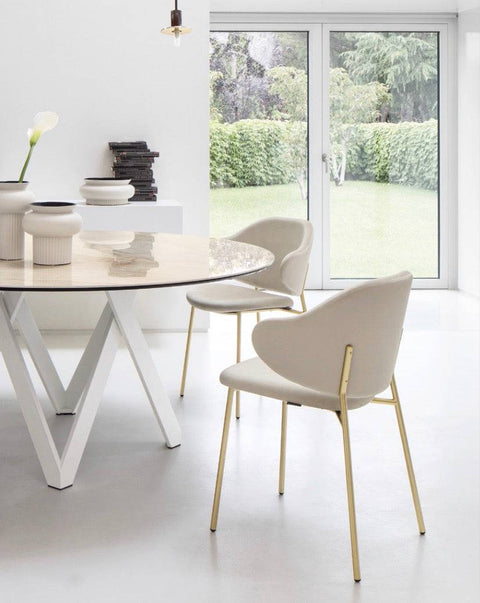 CS2037 Holly Dining Chair with Metal Legs - Trade Source Furniture