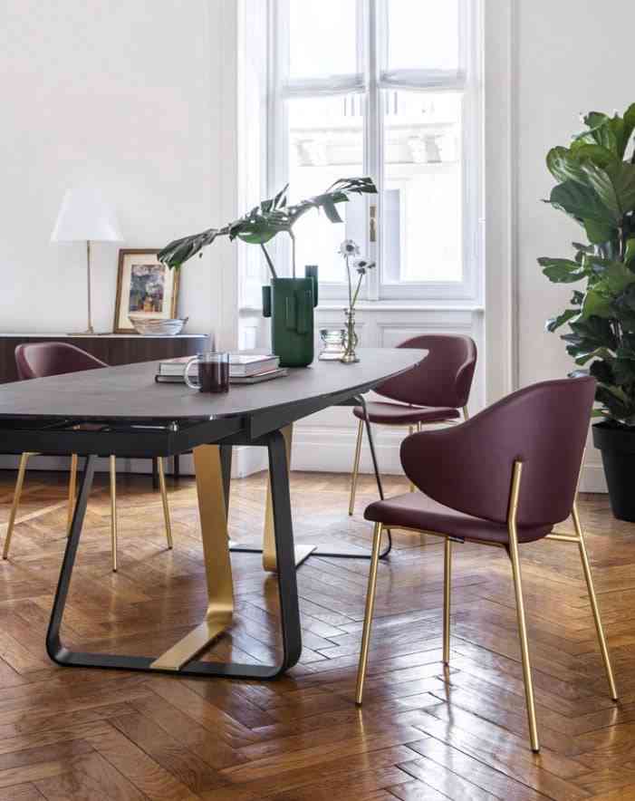 Shop the CS2037 Holly Dining Chair with Metal Legs by Calligaris