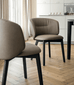 CS2207 Sweel Dining Chair with Wood Legs
