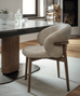 CS2226 Oleandro Dining Chair with Wood Legs