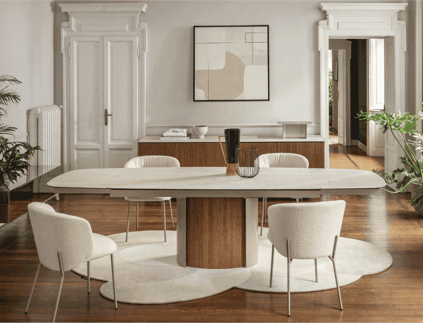Yoroi Elliptical Extending Dining Table by Calligaris – Trade