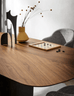 CS4153 Twins Elliptical Wood Dining Table - Calligaris