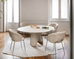 CS4155 Cyclone Round Extending Dining Table