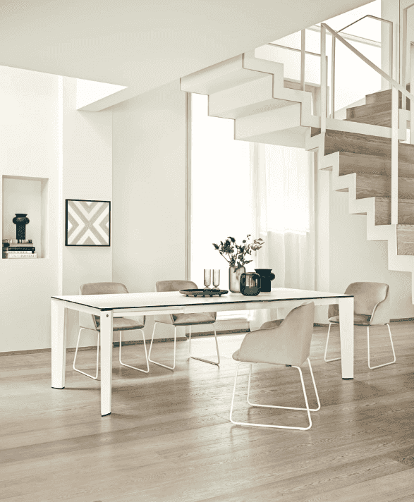 Shop the CS4097 Delta 71in to 94.5in Extendable Dining Table by