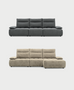 CS3467 Equipe Sofa with Moving Backrests