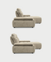CS3467 Equipe Sofa with Moving Backrests