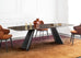 Icaro Elliptical Dining Table - Trade Source Furniture