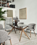 CS4105 Kent Glass Dining Table