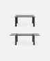 Levante Glass Extending Dining Table - Calligaris