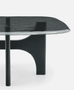 CS4168-FSE Nogu Textured Glass 63" Square Dining Table with Rounded Corners