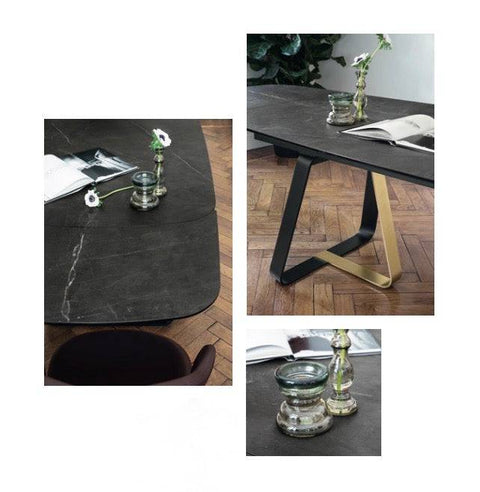 Sunshine Elliptical Dining Table - Trade Source Furniture