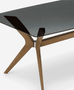 CS18-FB Tokyo Glass Dining Table with Rounded Edges