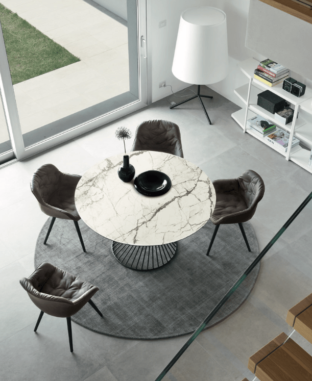 Vortex Round Dining Table - Trade Source Furniture