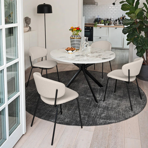 CB2312 Desy Dining Chair with Metal Legs