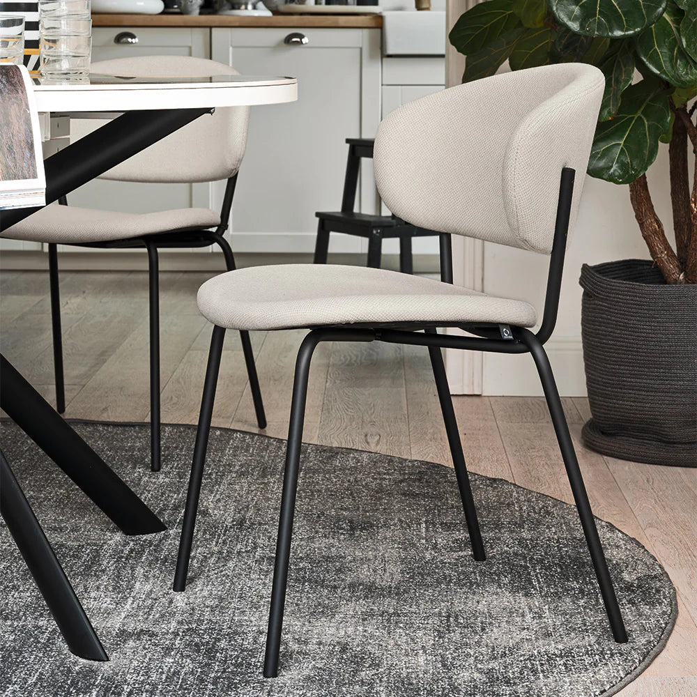 CB2312 Desy Dining Chair with Metal Legs
