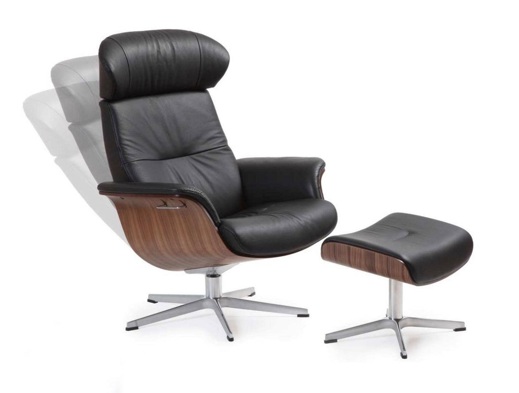 Conform Timeout Reclining Chair and Footstool - Trade Source Furniture
