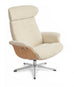 Timeout Reclining Chair and Footstool by Conform at Trade Source by Conform at Trade Source Furniture