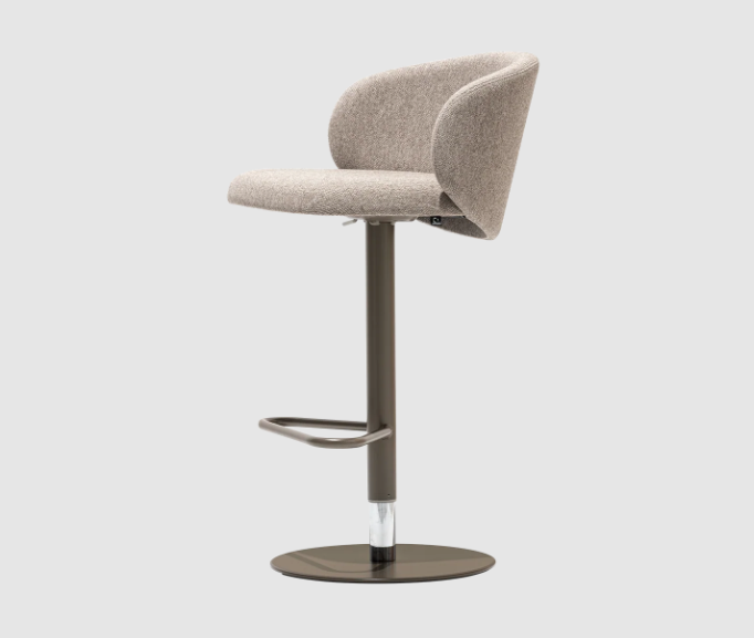 CB2332 Tuka Upholstered Swivel Stool