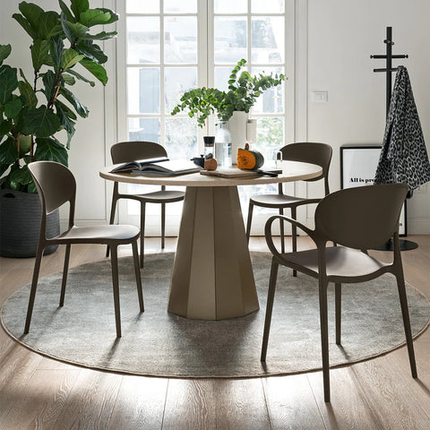 CB4804 Dix 35" Round Dining Table - Connubia