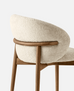 CS2035 Oleandro Counter Stool with Wood Legs by Calligaris
