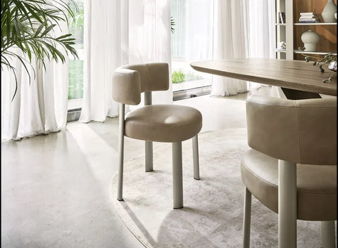 CS2242 Glen Dining Chair with Metal Legs - Calligaris
