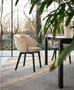 CS2247 Anime Dining Chair with Wood Legs