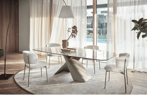 CS4175-FB Calligaris Axiom Elliptical Dining Table