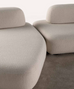 Curve Sofa with Movable Backs