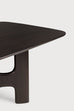 Flow Dining Table in Mahogany Rose Brown
