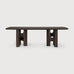 Flow Dining Table in Mahogany Rose Brown
